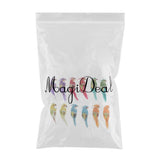 Max Maxb 12Pcs Foam Birds Feather Simulation Parrot for Party Wedding Decor with Clip