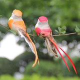 Max 12Pcs Artificial Foam Feather Birds Crafts Home Garden Decor  without Clip