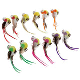 Max 12Pcs Artificial Foam Feather Birds Crafts Home Garden Decor  without Clip