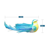 Max 12pcs Colorful Artificial Feather Foam Birds Home Garden Plants Decor DIY