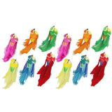 Max 12pcs Colorful Artificial Feather Foam Birds Home Garden Plants Decor DIY