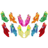 Max 12pcs Colorful Artificial Foam Birds with Clamps Home Garden Decor DIY Craft