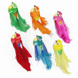 Max 12pcs Colorful Artificial Foam Birds with Clamps Home Garden Decor DIY Craft