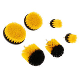Max Multifunctional Electric Drill Head Electric Tool Cleaning Kit yellow