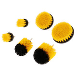 Max Multifunctional Electric Drill Head Electric Tool Cleaning Kit yellow