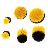 Max Multifunctional Electric Drill Head Electric Tool Cleaning Kit yellow