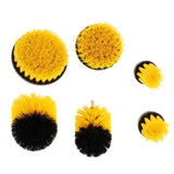 Max Multifunctional Electric Drill Head Electric Tool Cleaning Kit yellow