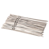 Max BBQ Kabob Skewers Stainless Steel Reusable Kabob Stick Barbecue Skewer 50pcs