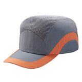 Max Light Safety Breathable Hard Hat Crashworthy Cap Portable Hat  Gray