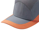 Max Light Safety Breathable Hard Hat Crashworthy Cap Portable Hat  Gray