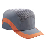 Max Light Safety Breathable Hard Hat Crashworthy Cap Portable Hat  Gray