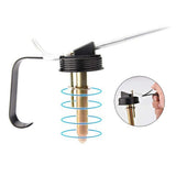 Max Iron Support 500ml High Pressure Oil Can Pump Oiler with Spout Short Nozzle