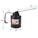 Max Iron Support 500ml High Pressure Oil Can Pump Oiler with Spout Short Nozzle