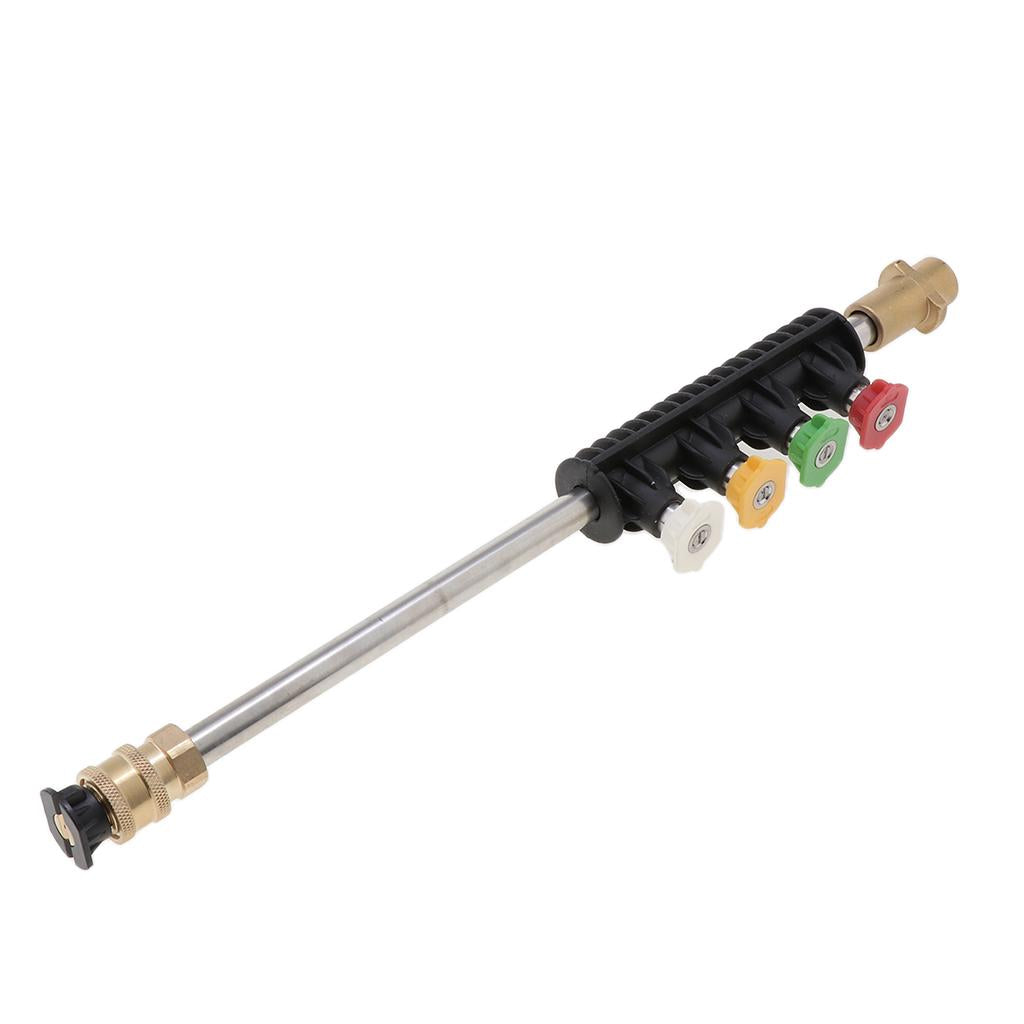 Max Pressure Washer Wand Extension with Spray Nozzle Tips for Karcher K2 K3 K5