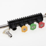 Max Pressure Washer Wand Extension with Spray Nozzle Tips for Karcher K2 K3 K5