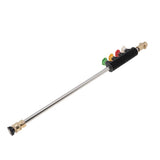 Max Car Washer Metal Jet Lance Nozzle with 5 Quick Nozzle Tip for Karcher Series