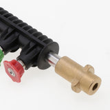 Max Car Washer Metal Jet Lance Nozzle with 5 Quick Nozzle Tip for Karcher Series