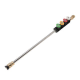 Max Car Washer Metal Jet Lance Nozzle with 5 Quick Nozzle Tip for Karcher Series