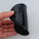 Max Black Oval Statement Plaque Outdoor Garden Wall Sign PLEASE NO SMOKING