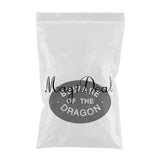 Max Black Oval Statement Plaque Outdoor Garden Wall Sign BEWARE OF THE DRAGON