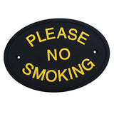 Max Flexible Garden Wall Gate Plaque Sign Plate Plaque  PLEASE NO SMOKING