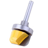 Max 1/4inch Shank Woodworking Milling Cutter Double Arc Round Bottom Router Bit