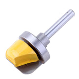 Max 1/4inch Shank Woodworking Milling Cutter Double Arc Round Bottom Router Bit