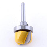 Max 1/4inch Shank Woodworking Milling Cutter Double Arc Round Bottom Router Bit