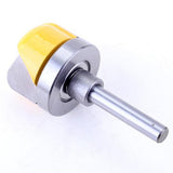 Max 1/4inch Shank Woodworking Milling Cutter Double Arc Round Bottom Router Bit