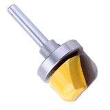 Max 1/4inch Shank Woodworking Milling Cutter Double Arc Round Bottom Router Bit