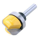 Max 8mm Shank Woodworking Milling Cutter Double Arc Round Bottom Router Bit