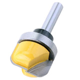 Max 8mm Shank Woodworking Milling Cutter Double Arc Round Bottom Router Bit