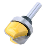 Max 8mm Shank Woodworking Milling Cutter Double Arc Round Bottom Router Bit