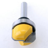 Max 8mm Shank Woodworking Milling Cutter Double Arc Round Bottom Router Bit