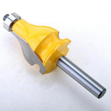Max 8mm 1/2 inch Shank Cucurbit Model Trimming Wood Milling Cutter Crown Router