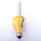 Max 8mm 1/2 inch Shank Cucurbit Model Trimming Wood Milling Cutter Crown Router