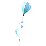 Max Hot Air Balloon Wind Spinner Stripe Garden Yard Outdoor Decor Blue Cloud