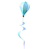 Max Hot Air Balloon Wind Spinner Stripe Garden Yard Outdoor Decor Blue Cloud