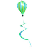 Max Hot Air Balloon Wind Spinner Stripe Garden Yard Outdoor Decor Green Cloud