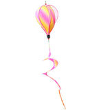 Max Hot Air Balloon Wind Spinner Stripe Garden Yard Outdoor Decor Rose Red Cloud