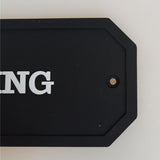 Max Maxb Flexible Garden Wall Gate Plaque Sign Plate Plaque NO SOLISITING_1