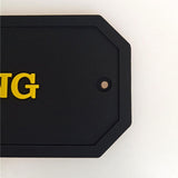 Max Maxb Flexible Garden Wall Gate Plaque Sign Plate Plaque NO SOLISITING_2