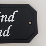 Max Maxb Flexible Garden Wall Gate Plaque Sign Plate Plaque Please Mind Your Head_1