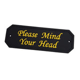 Max Maxb Flexible Garden Wall Gate Plaque Sign Plate Plaque Please Mind Your Head_2