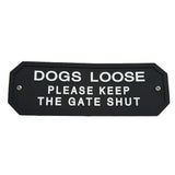Max Maxb Flexible Garden Wall Gate Plaque Sign Plate Plaque DOGS LOOSE_1