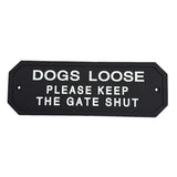 Max Maxb Flexible Garden Wall Gate Plaque Sign Plate Plaque DOGS LOOSE_1