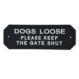 Max Maxb Flexible Garden Wall Gate Plaque Sign Plate Plaque DOGS LOOSE_1