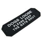 Max Maxb Flexible Garden Wall Gate Plaque Sign Plate Plaque DOGS LOOSE_1