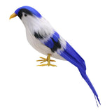 Max Artificial Feathered Bird Figurine Realistic Home Garden Decor Ornament  B