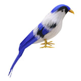 Max Artificial Feathered Bird Figurine Realistic Home Garden Decor Ornament  B